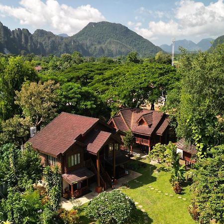 Namsong Bridge Bungalows Vang Vieng Exterior photo